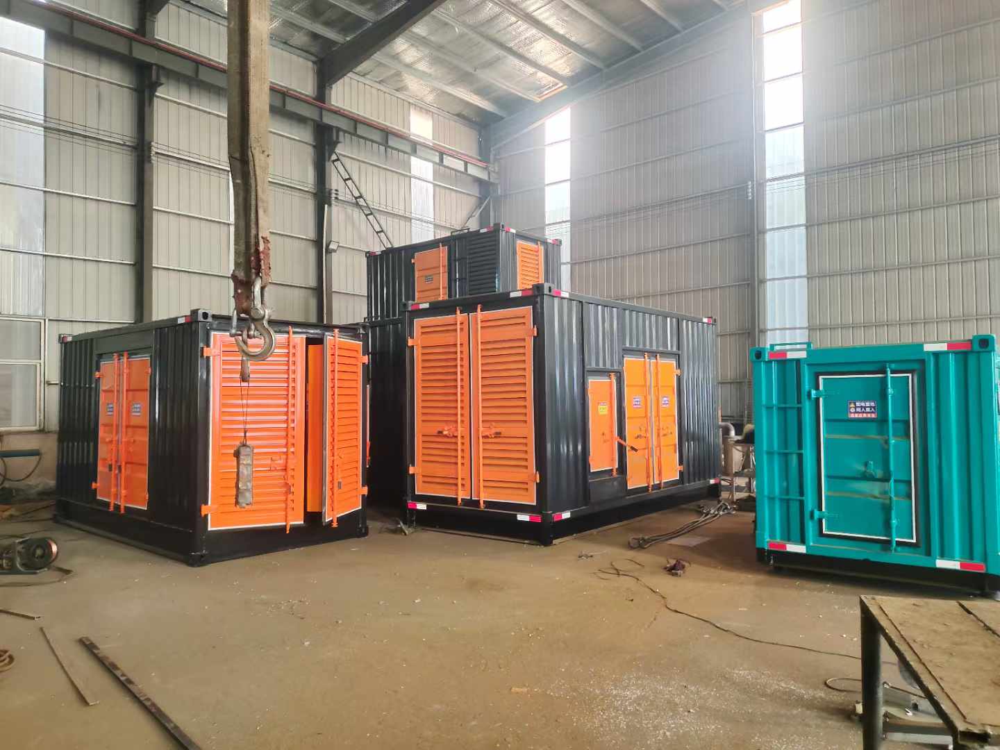 钟山500kw柴油发电机组可以带动多少功率设备？